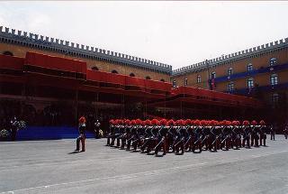 Roma: intervento del Presidente della Repubblica, in forma ufficiale, al 184° anniversario di fondazione dell'Arma dei Carabinieri