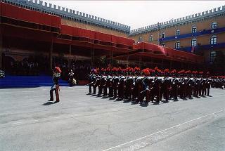 Roma: intervento del Presidente della Repubblica, in forma ufficiale, al 184° anniversario di fondazione dell'Arma dei Carabinieri
