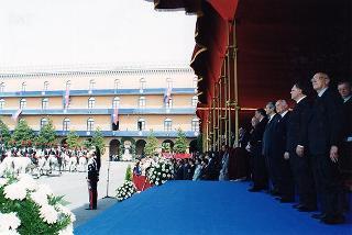 Roma: intervento del Presidente della Repubblica, in forma ufficiale, al 184° anniversario di fondazione dell'Arma dei Carabinieri
