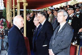 Roma: intervento del Presidente della Repubblica, in forma ufficiale, al 184° anniversario di fondazione dell'Arma dei Carabinieri