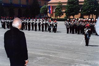 Roma: intervento del Presidente della Repubblica, in forma ufficiale, al 184° anniversario di fondazione dell'Arma dei Carabinieri