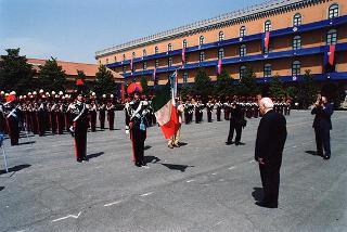 Roma: intervento del Presidente della Repubblica, in forma ufficiale, al 184° anniversario di fondazione dell'Arma dei Carabinieri