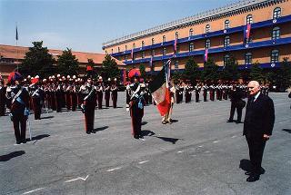Roma: intervento del Presidente della Repubblica, in forma ufficiale, al 184° anniversario di fondazione dell'Arma dei Carabinieri