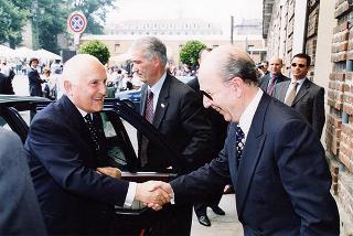 Torino: intervento del Presidente della Repubblica alla cerimonia inaugurale del III Congresso internazionale di studi sulla Sindone ed alla celebrazione del 50° anniversario dell'elezione di Luigi Einaudi alla Presidenza della Repubblica