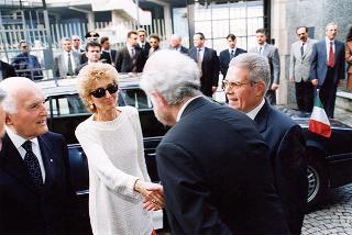 Torino: intervento del Presidente della Repubblica alla cerimonia inaugurale del III Congresso internazionale di studi sulla Sindone ed alla celebrazione del 50° anniversario dell'elezione di Luigi Einaudi alla Presidenza della Repubblica