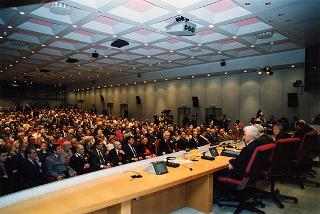 Torino: intervento del Presidente della Repubblica alla cerimonia inaugurale del III Congresso internazionale di studi sulla Sindone ed alla celebrazione del 50° anniversario dell'elezione di Luigi Einaudi alla Presidenza della Repubblica