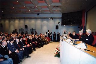 Torino: intervento del Presidente della Repubblica alla cerimonia inaugurale del III Congresso internazionale di studi sulla Sindone ed alla celebrazione del 50° anniversario dell'elezione di Luigi Einaudi alla Presidenza della Repubblica