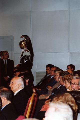 Torino: intervento del Presidente della Repubblica alla cerimonia inaugurale del III Congresso internazionale di studi sulla Sindone ed alla celebrazione del 50° anniversario dell'elezione di Luigi Einaudi alla Presidenza della Repubblica