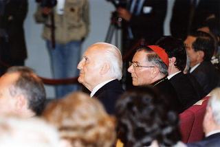 Torino: intervento del Presidente della Repubblica alla cerimonia inaugurale del III Congresso internazionale di studi sulla Sindone ed alla celebrazione del 50° anniversario dell'elezione di Luigi Einaudi alla Presidenza della Repubblica