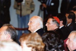 Torino: intervento del Presidente della Repubblica alla cerimonia inaugurale del III Congresso internazionale di studi sulla Sindone ed alla celebrazione del 50° anniversario dell'elezione di Luigi Einaudi alla Presidenza della Repubblica