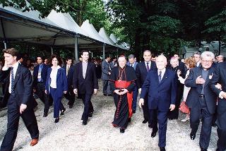 Torino: intervento del Presidente della Repubblica alla cerimonia inaugurale del III Congresso internazionale di studi sulla Sindone ed alla celebrazione del 50° anniversario dell'elezione di Luigi Einaudi alla Presidenza della Repubblica