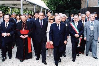Torino: intervento del Presidente della Repubblica alla cerimonia inaugurale del III Congresso internazionale di studi sulla Sindone ed alla celebrazione del 50° anniversario dell'elezione di Luigi Einaudi alla Presidenza della Repubblica