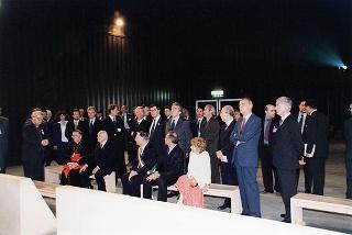 Torino: intervento del Presidente della Repubblica alla cerimonia inaugurale del III Congresso internazionale di studi sulla Sindone ed alla celebrazione del 50° anniversario dell'elezione di Luigi Einaudi alla Presidenza della Repubblica