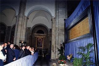 Torino: intervento del Presidente della Repubblica alla cerimonia inaugurale del III Congresso internazionale di studi sulla Sindone ed alla celebrazione del 50° anniversario dell'elezione di Luigi Einaudi alla Presidenza della Repubblica