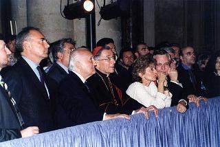 Torino: intervento del Presidente della Repubblica alla cerimonia inaugurale del III Congresso internazionale di studi sulla Sindone ed alla celebrazione del 50° anniversario dell'elezione di Luigi Einaudi alla Presidenza della Repubblica