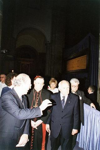 Torino: intervento del Presidente della Repubblica alla cerimonia inaugurale del III Congresso internazionale di studi sulla Sindone ed alla celebrazione del 50° anniversario dell'elezione di Luigi Einaudi alla Presidenza della Repubblica