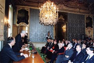 Torino: intervento del Presidente della Repubblica alla cerimonia inaugurale del III Congresso internazionale di studi sulla Sindone ed alla celebrazione del 50° anniversario dell'elezione di Luigi Einaudi alla Presidenza della Repubblica