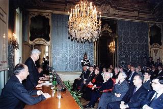 Torino: intervento del Presidente della Repubblica alla cerimonia inaugurale del III Congresso internazionale di studi sulla Sindone ed alla celebrazione del 50° anniversario dell'elezione di Luigi Einaudi alla Presidenza della Repubblica