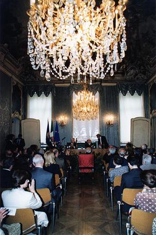 Torino: intervento del Presidente della Repubblica alla cerimonia inaugurale del III Congresso internazionale di studi sulla Sindone ed alla celebrazione del 50° anniversario dell'elezione di Luigi Einaudi alla Presidenza della Repubblica
