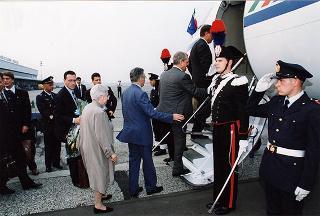 Torino: intervento del Presidente della Repubblica alla cerimonia inaugurale del III Congresso internazionale di studi sulla Sindone ed alla celebrazione del 50° anniversario dell'elezione di Luigi Einaudi alla Presidenza della Repubblica