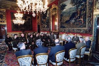 Delegazione di ufficiali e sottufficiali della Sanità militare albanese