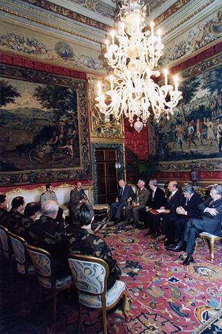 Delegazione di ufficiali e sottufficiali della Sanità militare albanese