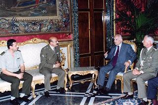 Delegazione di ufficiali e sottufficiali della Sanità militare albanese