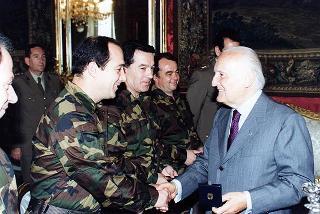 Delegazione di ufficiali e sottufficiali della Sanità militare albanese