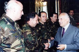 Delegazione di ufficiali e sottufficiali della Sanità militare albanese