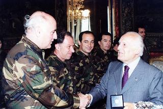 Delegazione di ufficiali e sottufficiali della Sanità militare albanese