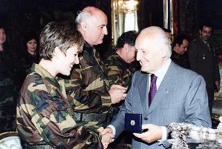 Delegazione di ufficiali e sottufficiali della Sanità militare albanese
