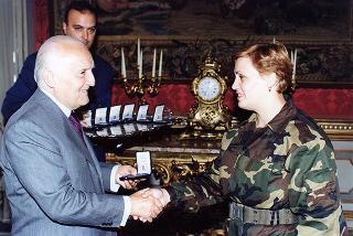 Delegazione di ufficiali e sottufficiali della Sanità militare albanese