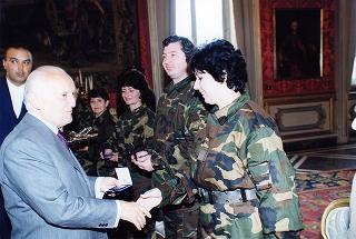 Delegazione di ufficiali e sottufficiali della Sanità militare albanese