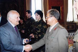 Delegazione di ufficiali e sottufficiali della Sanità militare albanese
