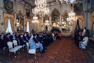 Delegazione di partecipanti all'Assemblea nazionale delle Centrali Cooperative sul tema "Insieme per continuare a costruire lavoro"