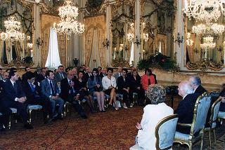 Delegazione di partecipanti all'Assemblea nazionale delle Centrali Cooperative sul tema "Insieme per continuare a costruire lavoro"
