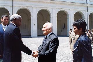 Visita ufficiale in Italia del Presidente della Repubblica del Sud Africa Nelson Mandela