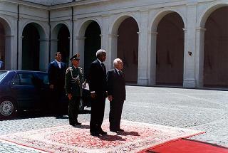 Visita ufficiale in Italia del Presidente della Repubblica del Sud Africa Nelson Mandela