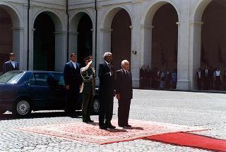 Visita ufficiale in Italia del Presidente della Repubblica del Sud Africa Nelson Mandela