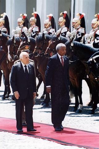 Visita ufficiale in Italia del Presidente della Repubblica del Sud Africa Nelson Mandela