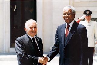 Visita ufficiale in Italia del Presidente della Repubblica del Sud Africa Nelson Mandela