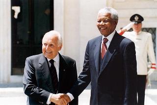 Visita ufficiale in Italia del Presidente della Repubblica del Sud Africa Nelson Mandela