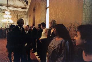Visita ufficiale in Italia del Presidente della Repubblica del Sud Africa Nelson Mandela