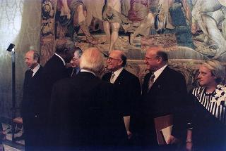 Visita ufficiale in Italia del Presidente della Repubblica del Sud Africa Nelson Mandela