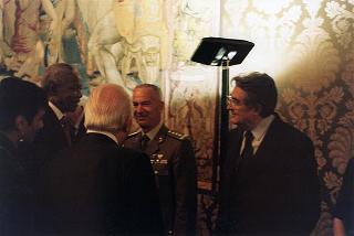 Visita ufficiale in Italia del Presidente della Repubblica del Sud Africa Nelson Mandela