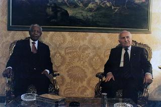Visita ufficiale in Italia del Presidente della Repubblica del Sud Africa Nelson Mandela