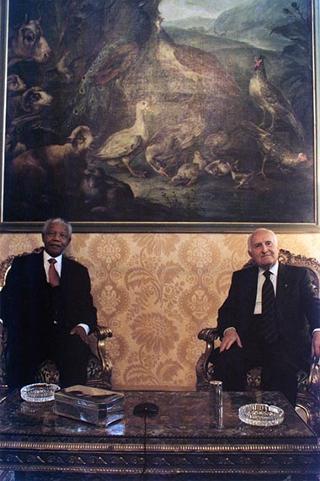 Visita ufficiale in Italia del Presidente della Repubblica del Sud Africa Nelson Mandela