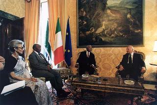Visita ufficiale in Italia del Presidente della Repubblica del Sud Africa Nelson Mandela