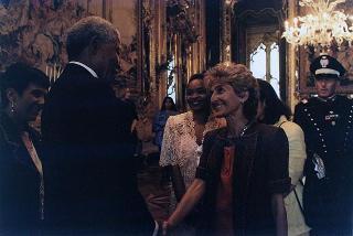 Visita ufficiale in Italia del Presidente della Repubblica del Sud Africa Nelson Mandela