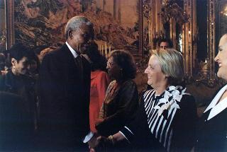 Visita ufficiale in Italia del Presidente della Repubblica del Sud Africa Nelson Mandela
